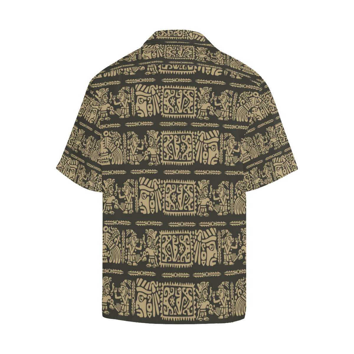 Mayan Pattern Print Design 02 Men's Hawaiian Shirt
