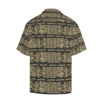 Mayan Pattern Print Design 02 Men's Hawaiian Shirt