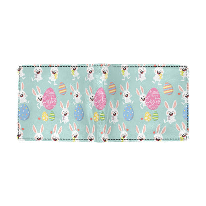 Easter Eggs Pattern Print Design RB014 Men's ID Card Wallet