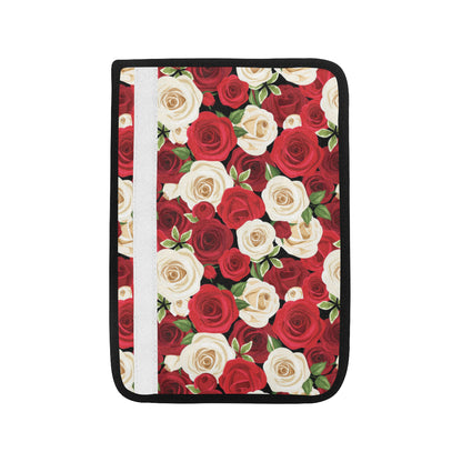 Rose Pattern Print Design RO06 Car Seat Belt Cover