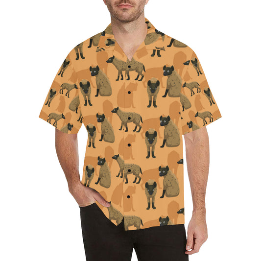 Hyena Pattern Print Design 01 Men's Hawaiian Shirt