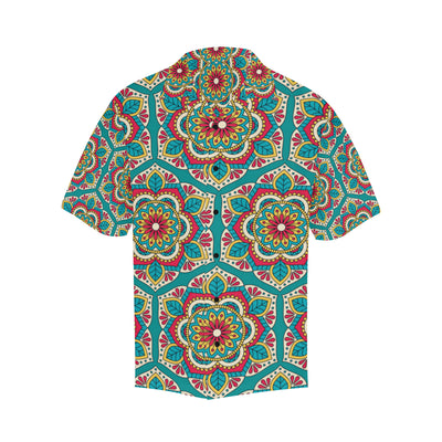 Mandala Pattern Print Design 03 Men's Hawaiian Shirt