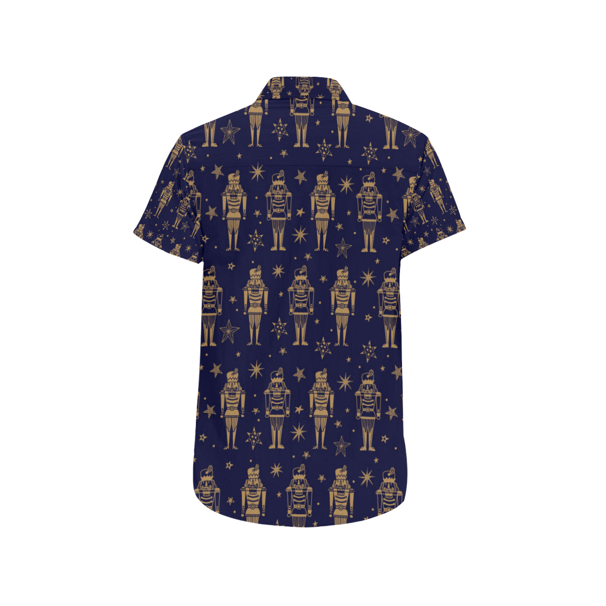 Nutcracker Pattern Print Design A05 Men's Short Sleeve Button Up Shirt