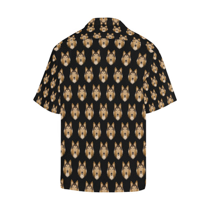 Collies Pattern Print Design 01 Men's Hawaiian Shirt