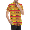 Mexican Blanket Ornament Print Pattern Men's Short Sleeve Button Up Shirt