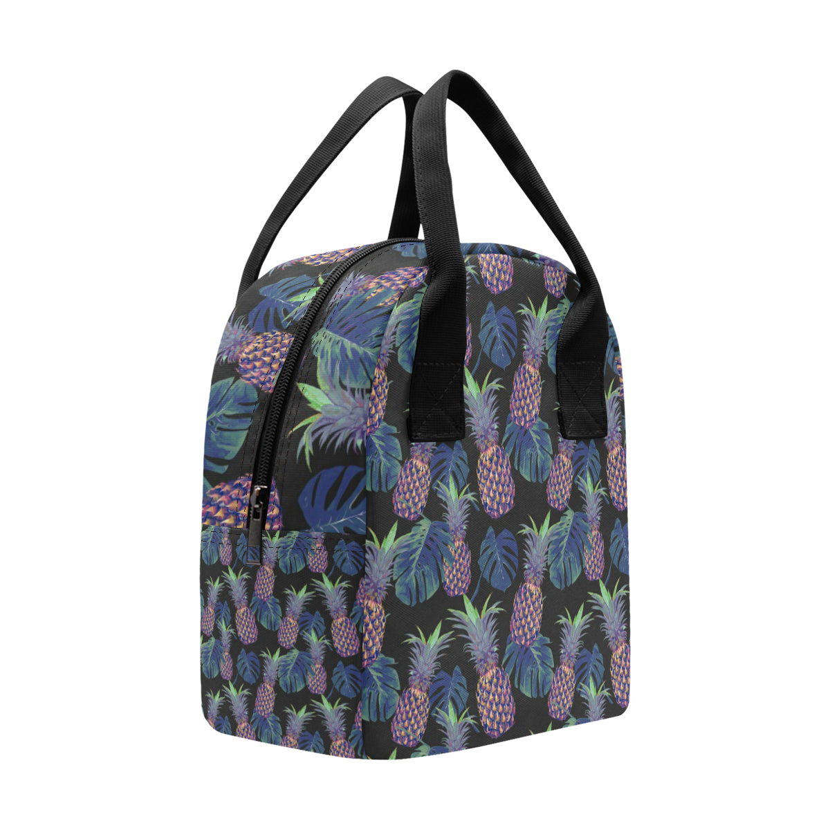 Pineapple Pattern Print Design PP04 Insulated Lunch Bag