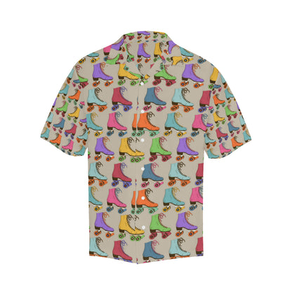 Roller skate Pattern Print Design A01 Men's Hawaiian Shirt