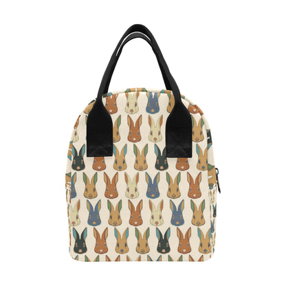 Rabbit Pattern Print Design RB04 Insulated Lunch Bag