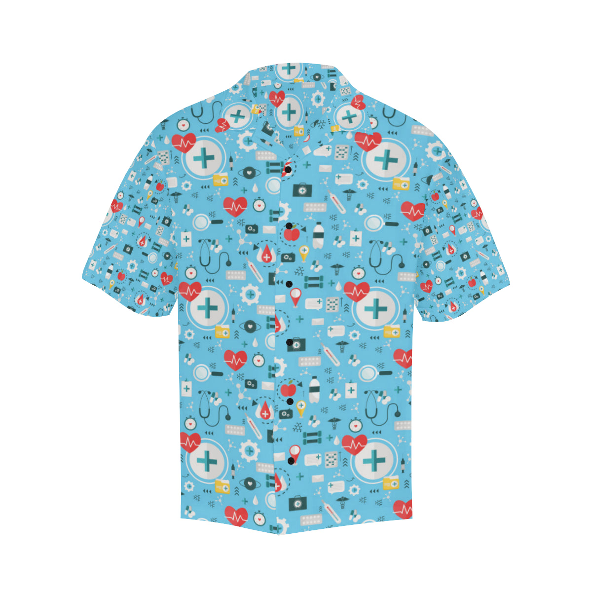 Medical Pattern Print Design 06 Men's Hawaiian Shirt