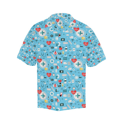 Medical Pattern Print Design 06 Men's Hawaiian Shirt