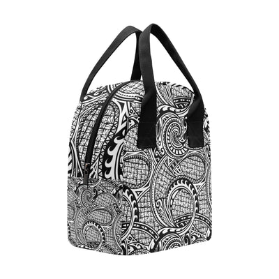 Polynesian Tribal Pattern Insulated Lunch Bag