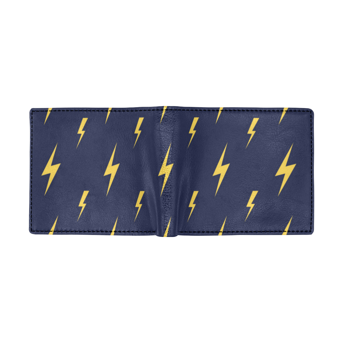 Lightning Thunder Pattern Print Design 03 Men's ID Card Wallet