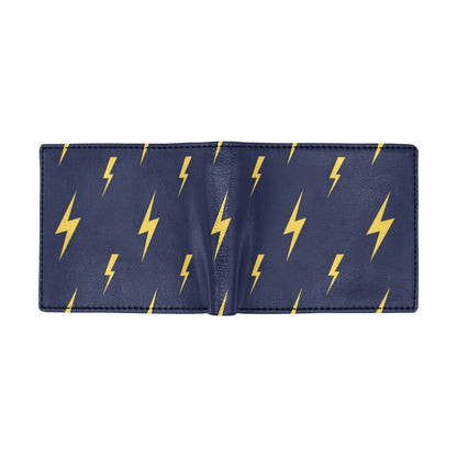 Lightning Thunder Pattern Print Design 03 Men's ID Card Wallet