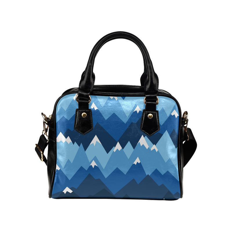 Mountain Pattern Print Design 04 Shoulder Handbag