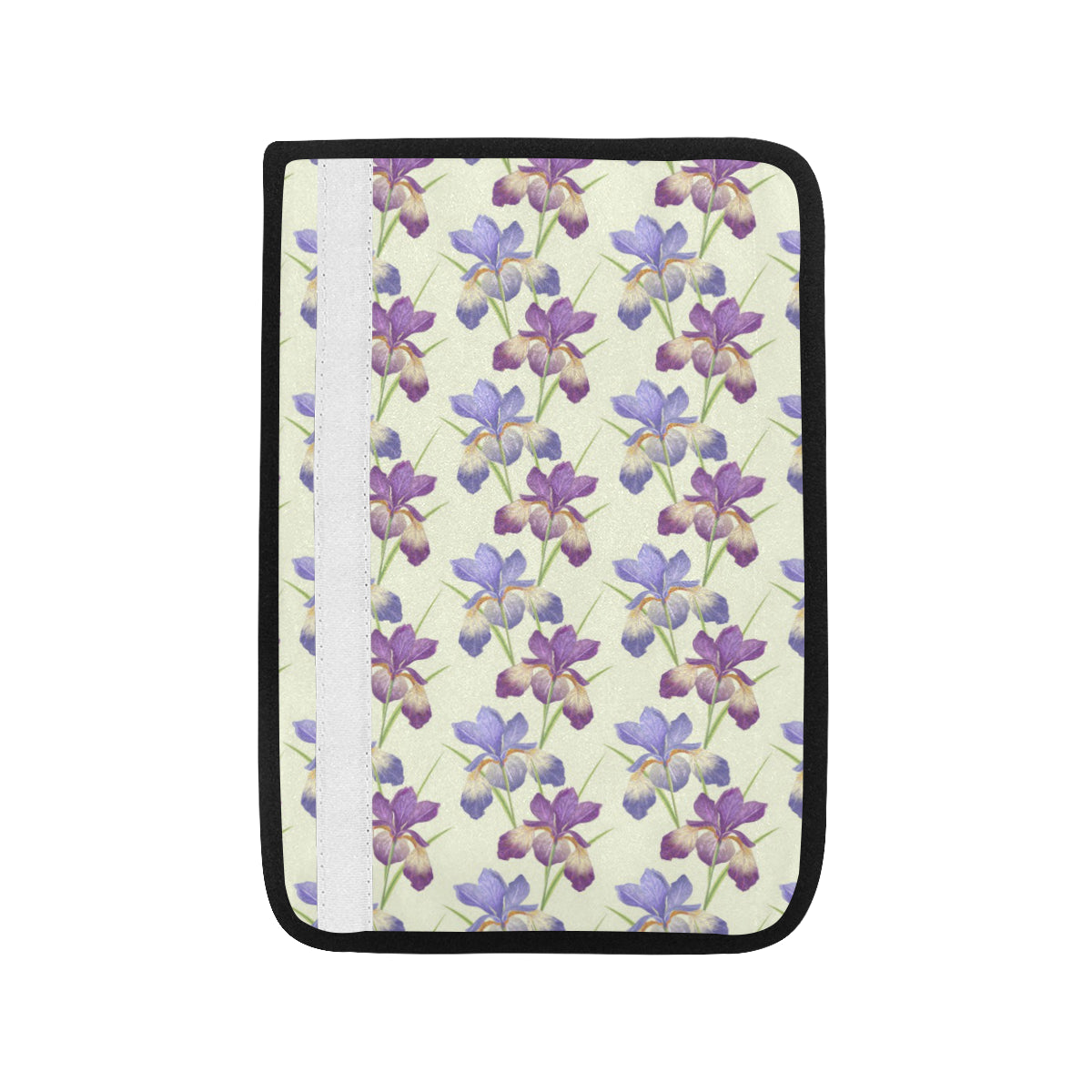 Iris Pattern Print Design IR08 Car Seat Belt Cover