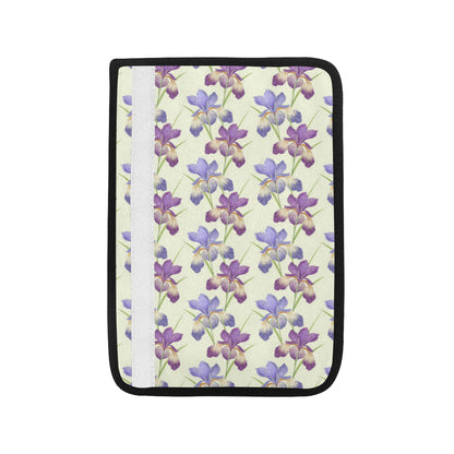 Iris Pattern Print Design IR08 Car Seat Belt Cover