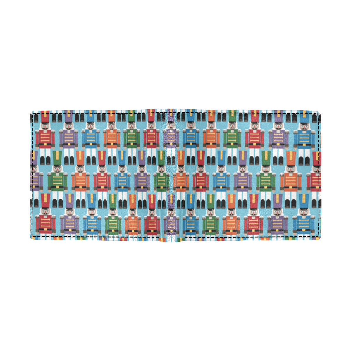 Nutcracker Pattern Print Design A02 Men's ID Card Wallet