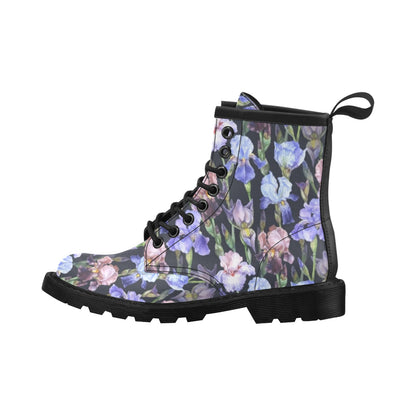 Iris Pattern Print Design IR04 Women's Boots