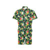 Hibiscus Hawaiian flower tropical Men's Romper