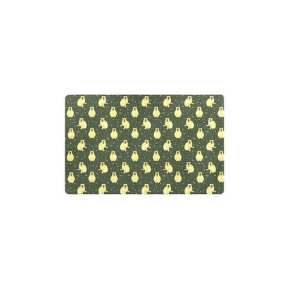 Capybara Pattern Print Design 03 Kitchen Mat