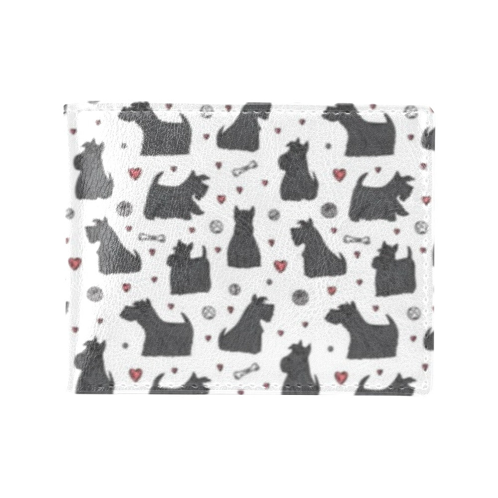 Scottish Terriers Print Design LKS3015 Men's ID Card Wallet