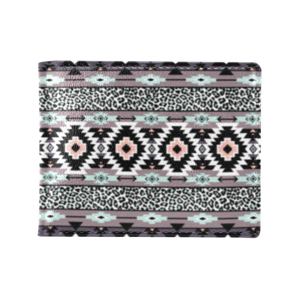 Safari Pattern Print Design LKS302 Men's ID Card Wallet