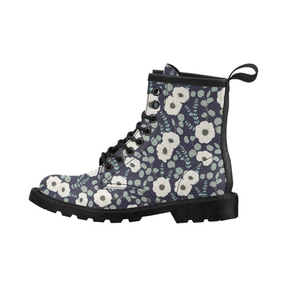 Anemone Pattern Print Design AM01 Women's Boots