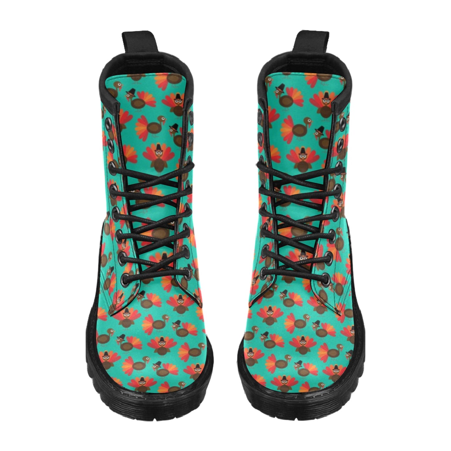 Turkey Print Design LKS402 Women's Boots