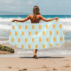 Shiba Inu Print Design LKS301 Beach Towel 32" x 71"