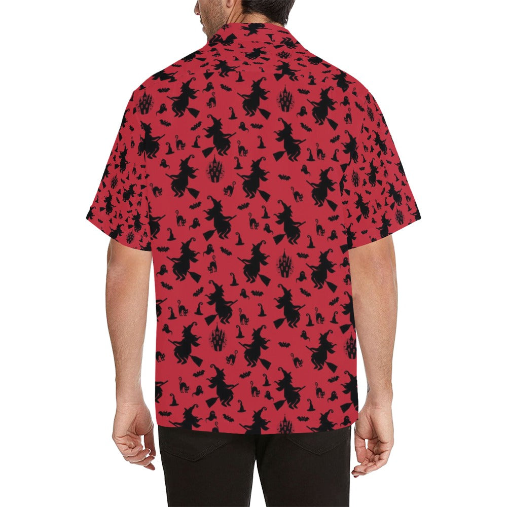 Witch Print Design LKS303 Men's Hawaiian Shirt