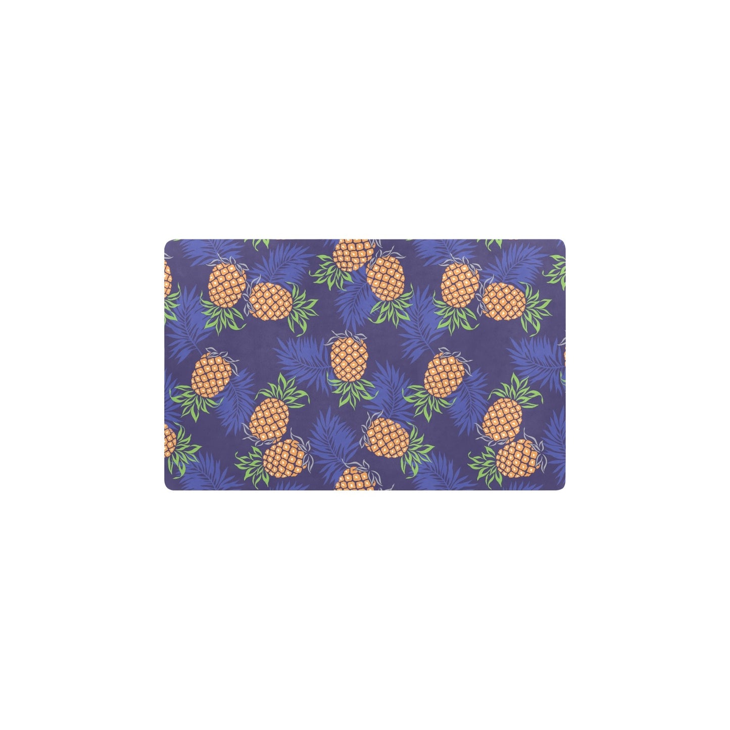 Pineapple Pattern Print Design PP02 Kitchen Mat