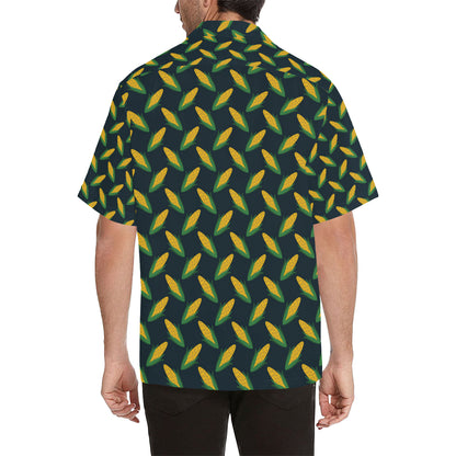 Corn Pattern Print Design 02 Men's Hawaiian Shirt