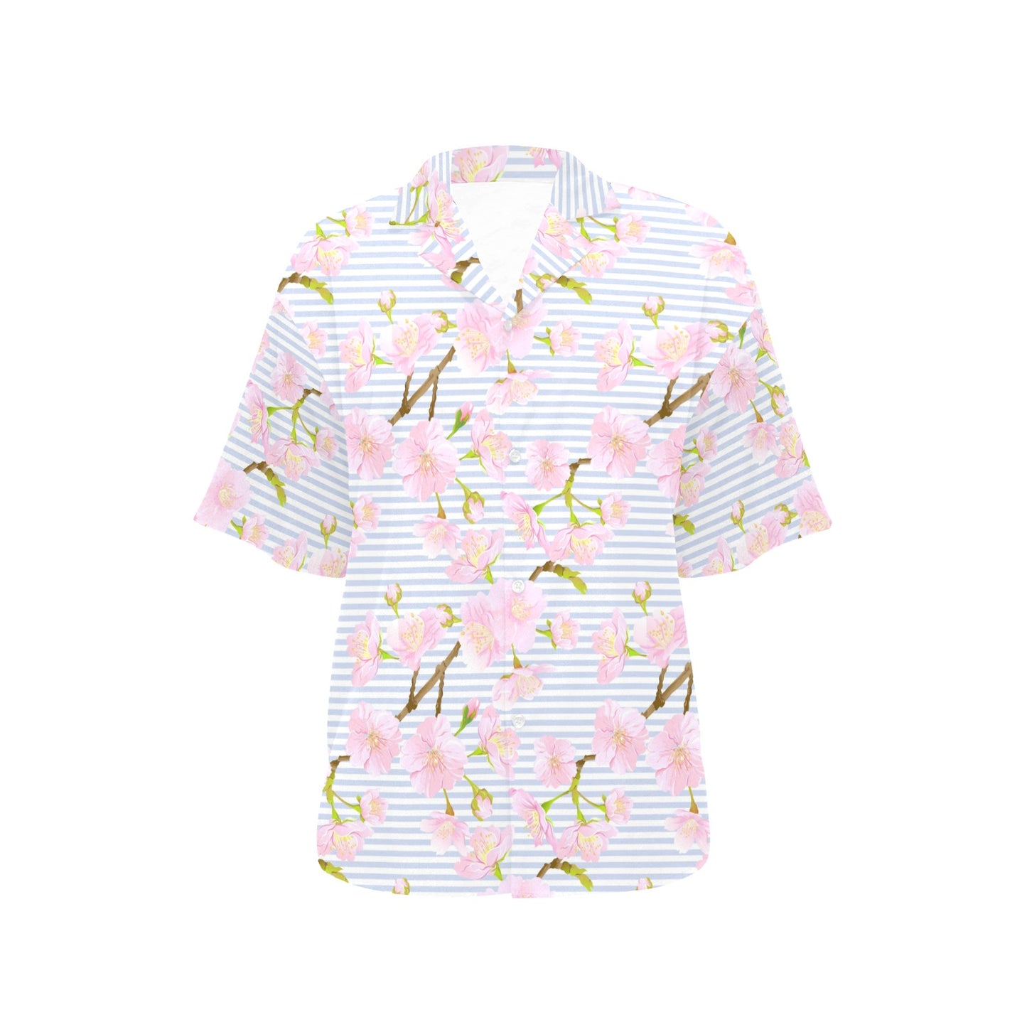 Pink Cherry Blossom Sakura Women's Hawaiian Shirt