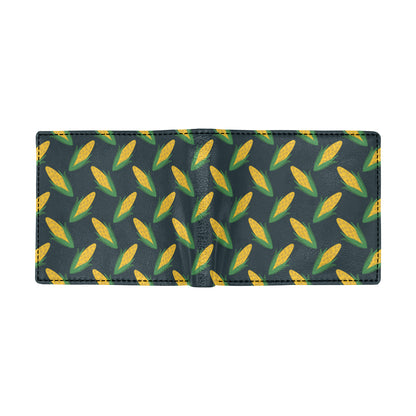 Corn Pattern Print Design 02 Men's ID Card Wallet