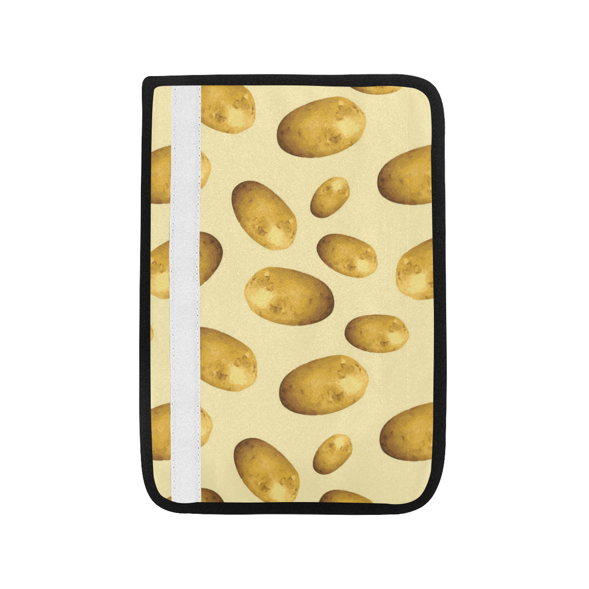 Potato Pattern Print Design A01 Car Seat Belt Cover