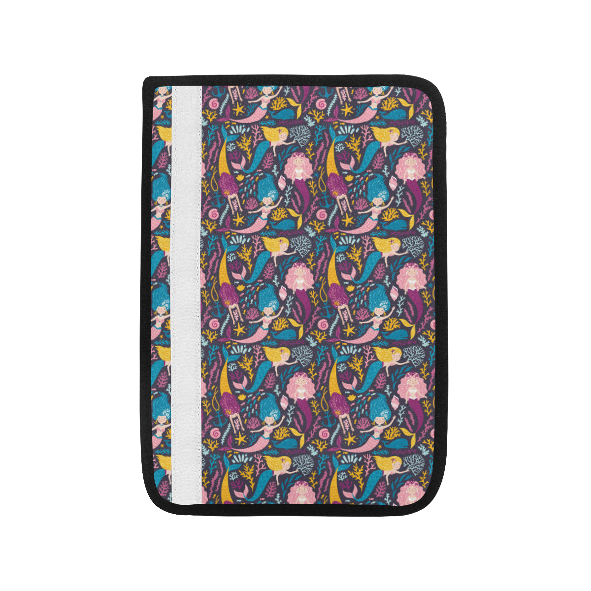 Mermaid Pattern Print Design 08 Car Seat Belt Cover