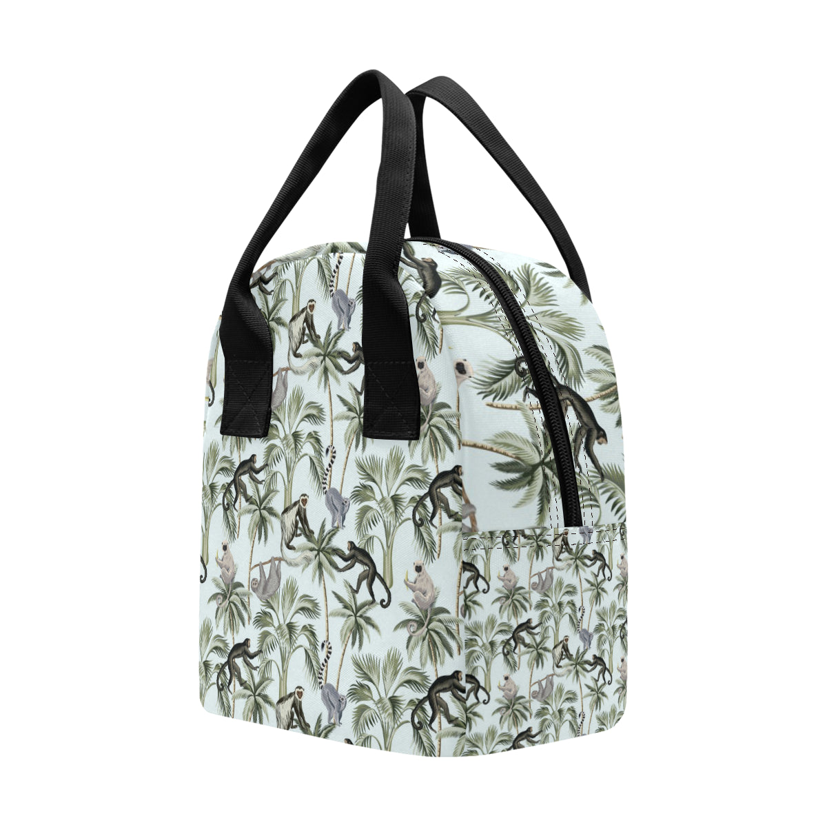 Rainforest Pattern Print Design RF04 Insulated Lunch Bag