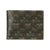 Skull Camo Style Print Design LKS308 Men's ID Card Wallet