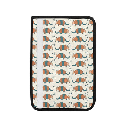Armadillo Pattern Print Design 01 Car Seat Belt Cover