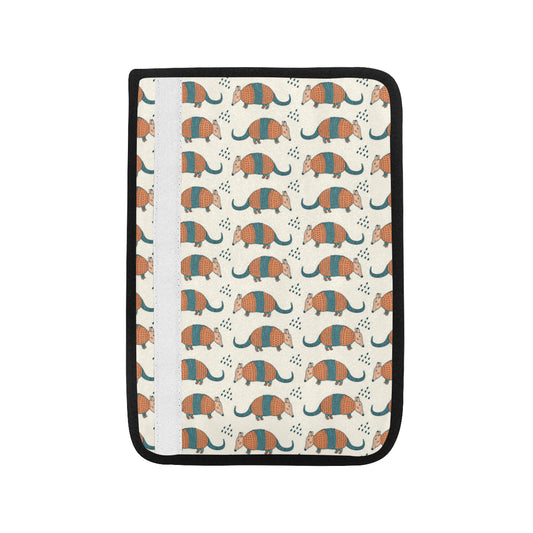 Armadillo Pattern Print Design 01 Car Seat Belt Cover