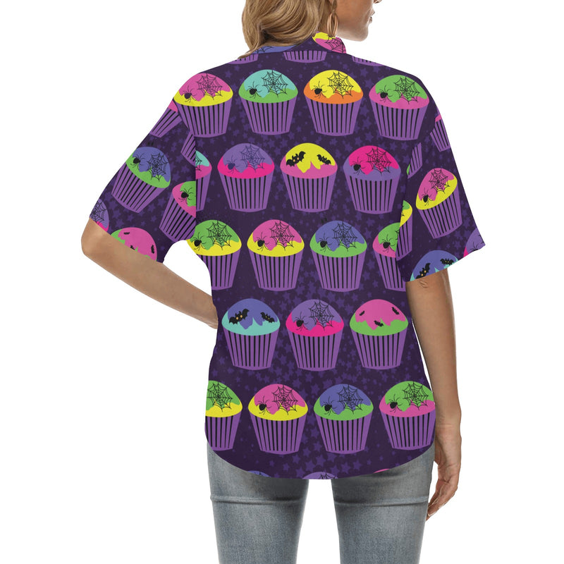 CupCake Halloween Women's Hawaiian Shirt