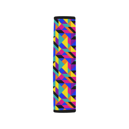 90s Colorful Pattern Print Design 1 Car Seat Belt Cover