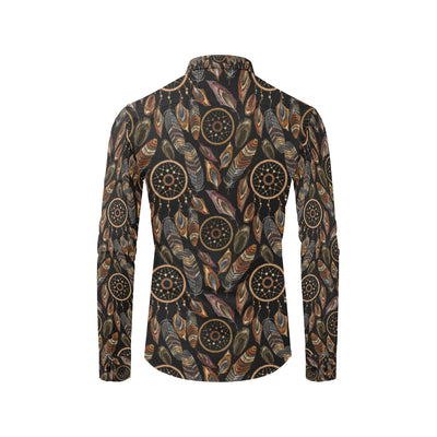 Dream catcher embroidered style Men's Long Sleeve Shirt