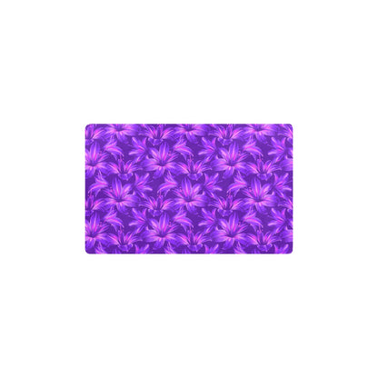 Amaryllis Pattern Print Design AL03 Kitchen Mat