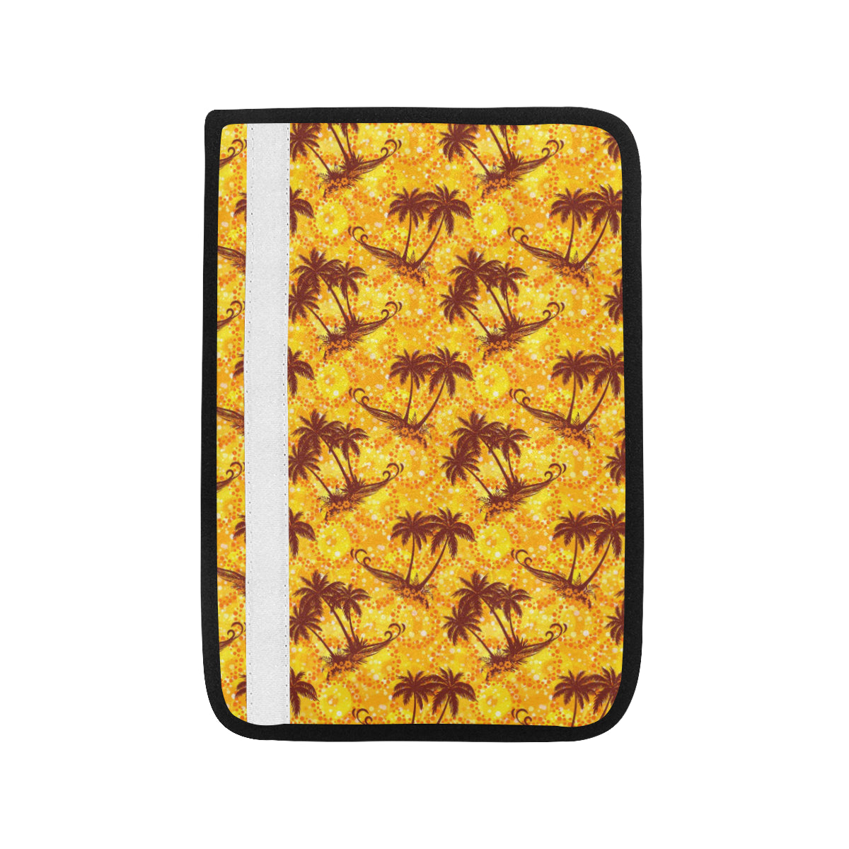 Palm Tree Pattern Print Design PT012 Car Seat Belt Cover