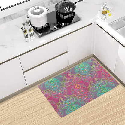 Boho Pattern Print Design 02 Kitchen Mat