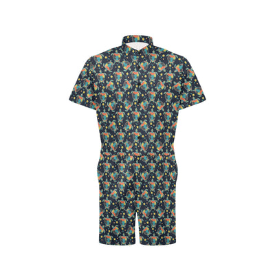 Sea Turtle Colorful with bubble Print Men's Romper