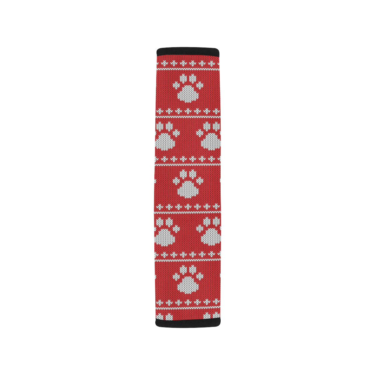 Knit Paw Pattern Print Design 03 Car Seat Belt Cover