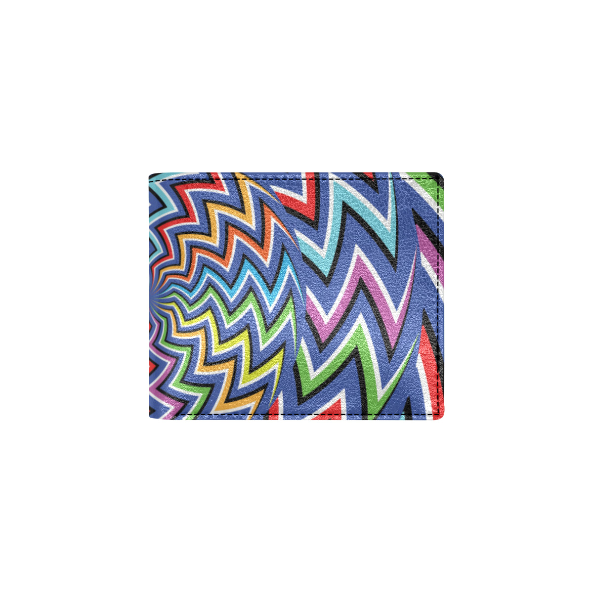 Optical illusion Pattern Print Design A02 Men's ID Card Wallet