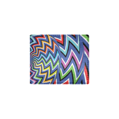 Optical illusion Pattern Print Design A02 Men's ID Card Wallet
